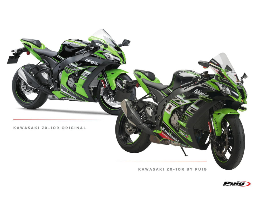 KAWASAKI ZX-10RR NINJA PERFORMANCE [2018] – R-Racer skærm – Gennemsigtig