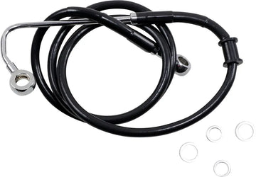 harley davidson flstc [DRAG SPECIALTIES] - Forlænget bremseslange i rustfrit stål - 0