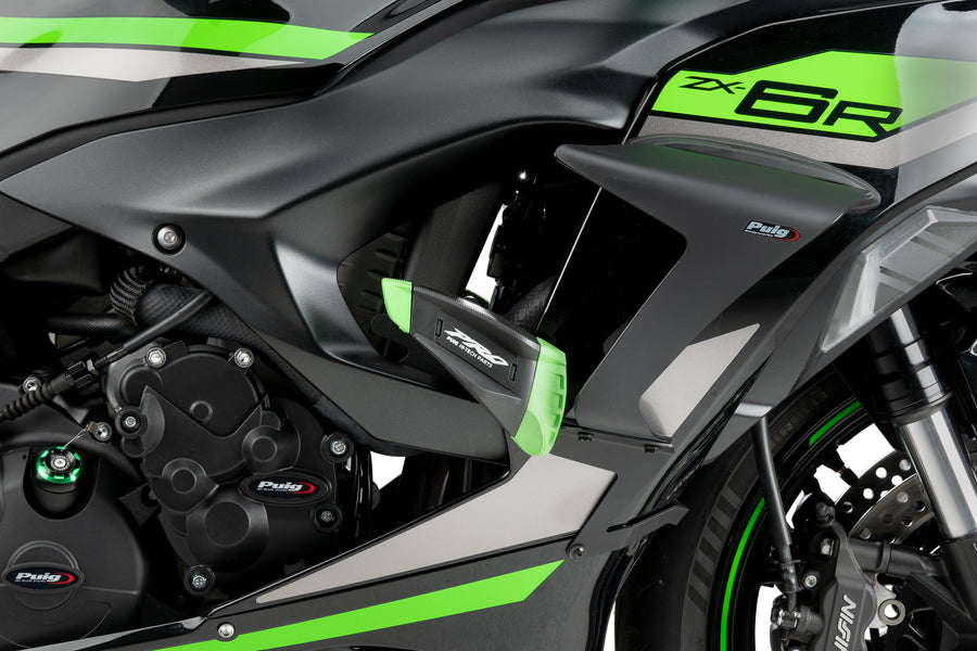 KAWASAKI ZX-6R NINJA [2025] – Crash Pads PRO 2.0 – Sort