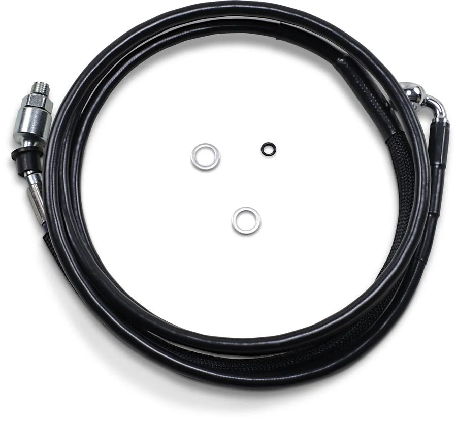 harley davidson fltr [DRAG SPECIALTIES] - Hydraulisk koblingslinje i rustfrit stål