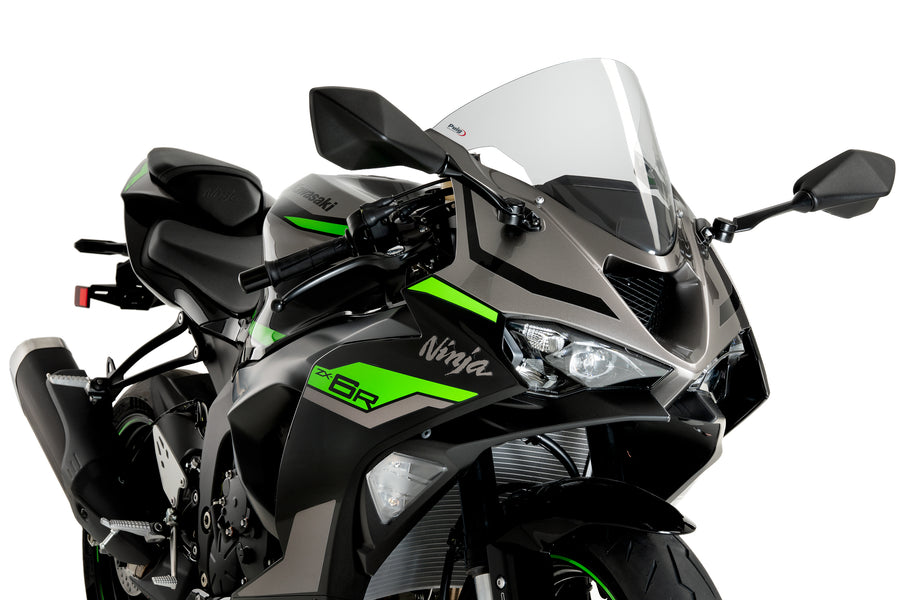 KAWASAKI ZX-6R NINJA [2025] – R-Racer skærm – mat sort