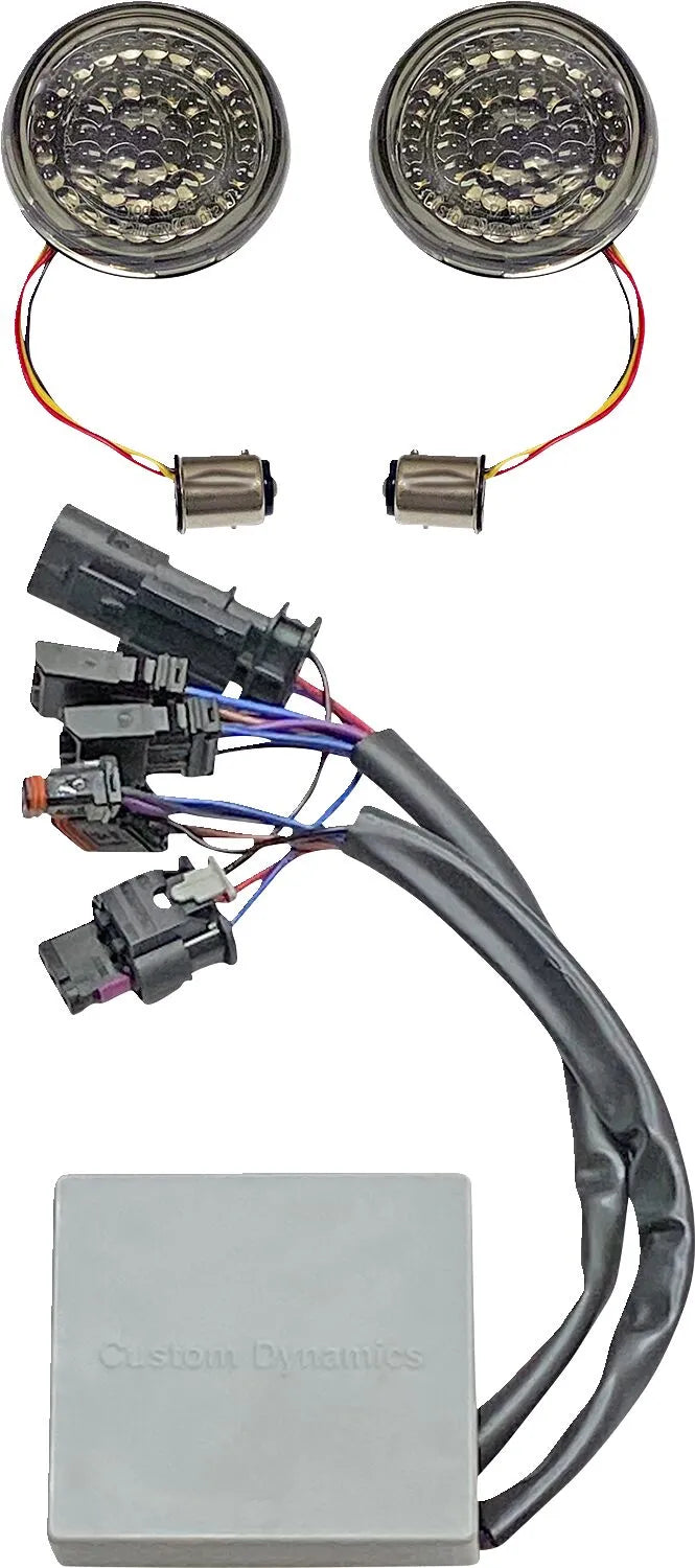 harley davidson flfb [CUSTOM DYNAMICS] – SMART LED kugleblinkindsatser