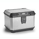 ALPINA Monolock topkasse lavet af naturligt aluminium – 44 liter, med universalplade og monteringssæt