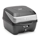 B32 BOLD Monolock topkasse med plade – sort almindelig / 32 liter volumen / max belastning 3 kg