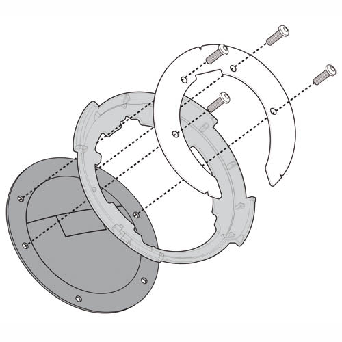 Kawasaki Z 1000 [GIVI] - Befestigungsring für TANKLOCK