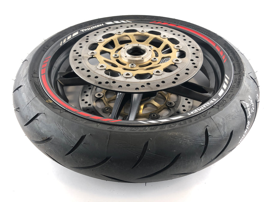 Triumph Speed ​​Triple 1050 515NJ [2005] - FORHJUL RIM -hjul med bremseskive og dæk