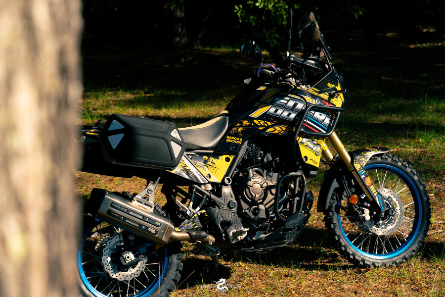 Motorcykeltaske [Hepco & Becker] - Royster Speed ​​​​sidetasker gul, sæt – C-Bow