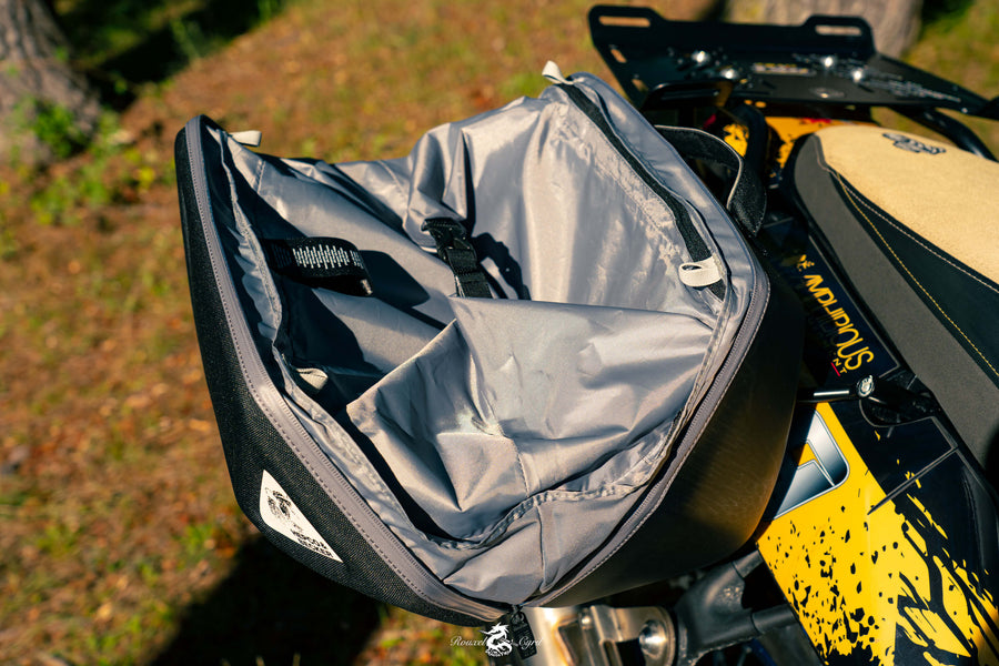 Motorcykeltaske [Hepco & Becker] - Royster Speed ​​​​sidetasker gul, sæt – C-Bow