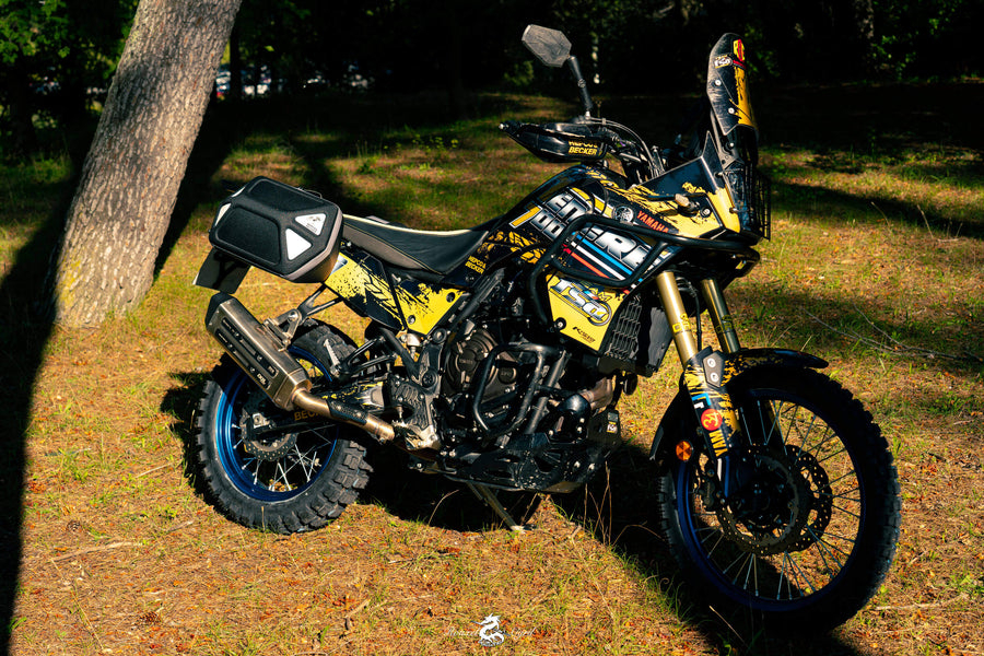 Motorcykeltaske [Hepco & Becker] - Royster Speed ​​​​sidetasker gul, sæt – C-Bow