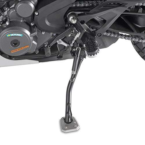 KTM SMT 890 [2023–2025] – Seitenständerfuß-Verbreiterung Alu/Edelstahl
