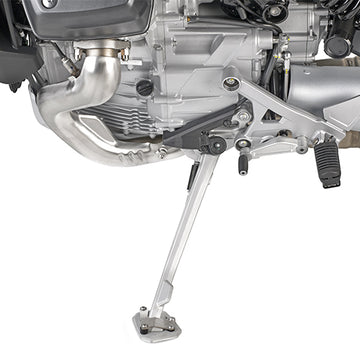 Moto Guzzi Stelvio 1000 [GIVI] - Fodforlænger lavet af aluminium og rustfrit stål til det originale sidestativ