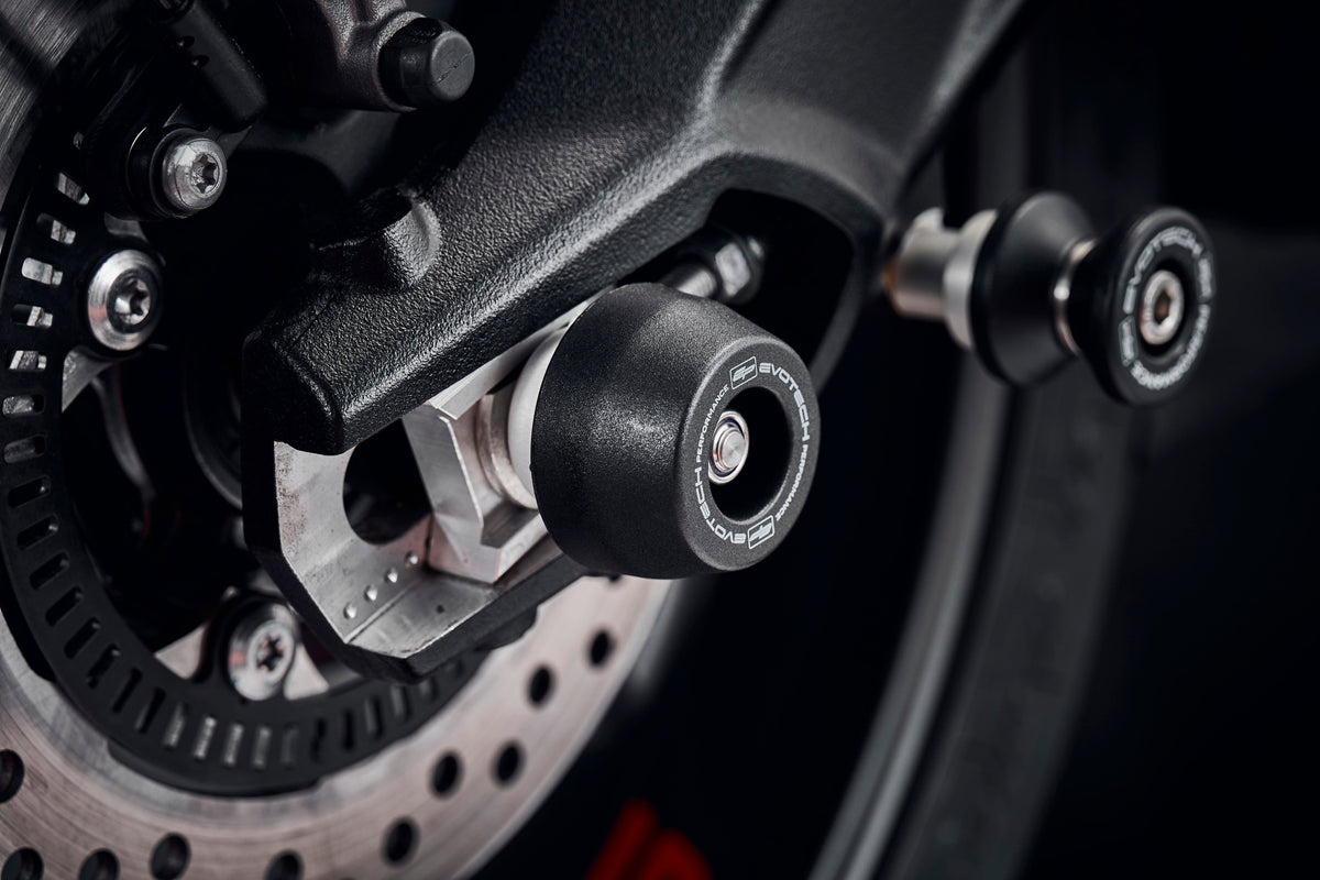 Triumph Street Triple 765 RS [fra 2023] - akselbeskyttelse kollisionspude sæt – 360° Ansicht 9
