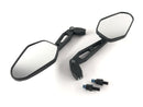 Universal Mirror Diego [lagervarer] -abs sort adapter 2x m8-r e-testet-1