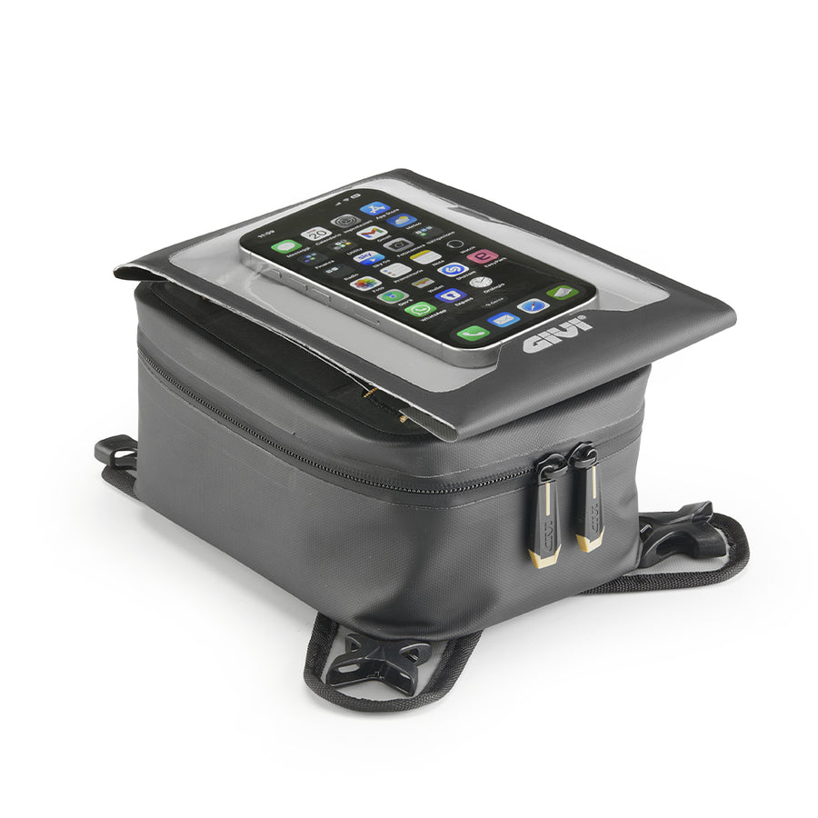 [GIVI] – GRAVEL-T - Vandtæt tanktaske sort – volumen 3 liter, med stropper