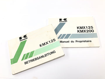 Kawasaki KMX 125 [1996] - betjeningsvejledning betjeningsvejledning servicehæfte
