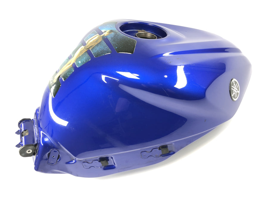 Yamaha YZF R1 RN09 [2002] - Tank benzintank brændstoftank blå
