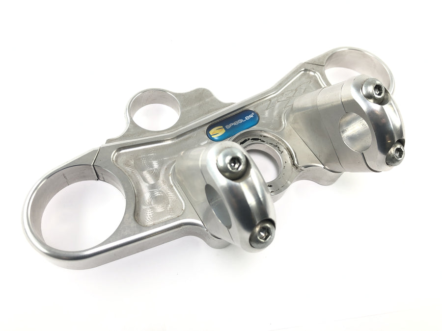 Yamaha YZF R1 RN09 [2002] - Gabelbrücke oben Lenkeraufnahme CNC gefräst Spiegler