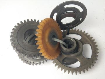 Yamaha XT 600 E 3UW - Gears højre motorhalvdel - 0
