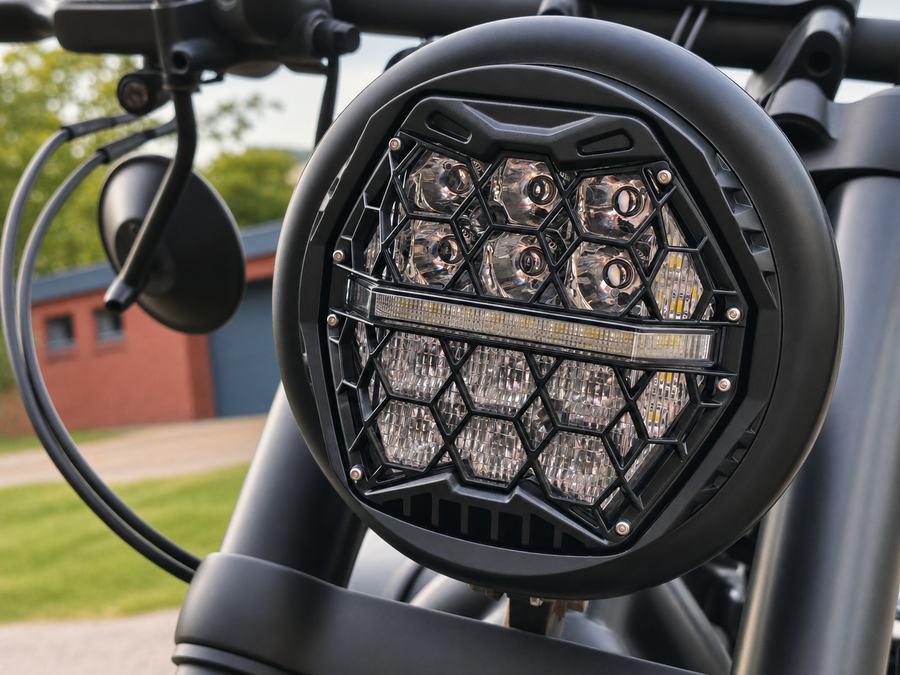 Universal LED-Hauptscheinwerfer 5,75 Zoll Weiß [MOTORIZE]