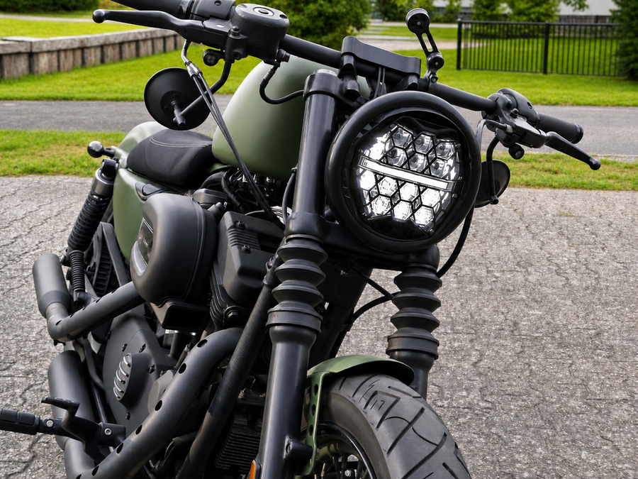 Yamaha XJ 550 650 750 [MOTORIZE] - LED-forlygte 7 tommer