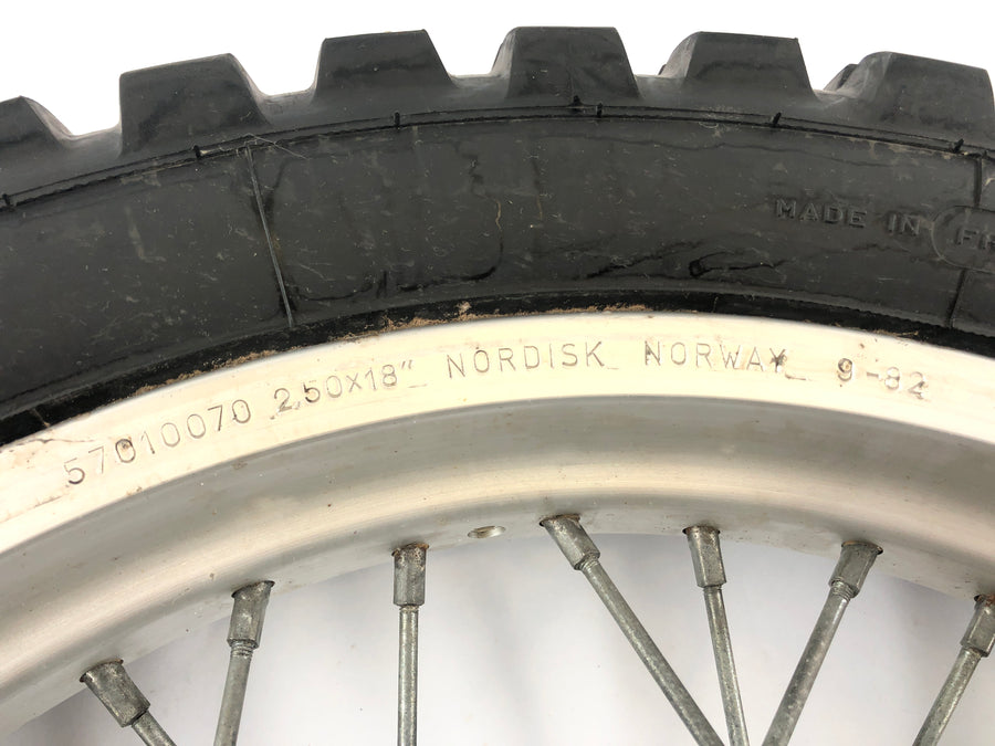 KTM 500 GS K4 [1983 Rotax] - Baghjulkanten bagpå