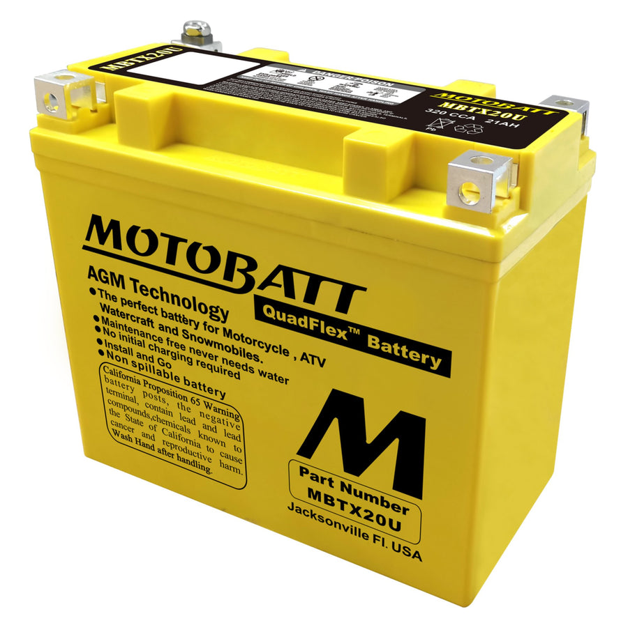 ARCTIC CAT XF 1100 [2012-2013] - MBTX20U Gul 12V22.5Ah 335CCA