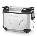 Sidekasse Trekker Outback EVO Monokey 37 liter - venstre, lavet af anodiseret aluminium, SMART SEC. LÅSE