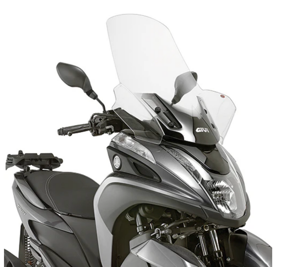 MBK Tryptik 125 (14-17) og Yamaha Tricity 125 155 (14-24) forrude gennemsigtig, 690 mm høj, 630 mm