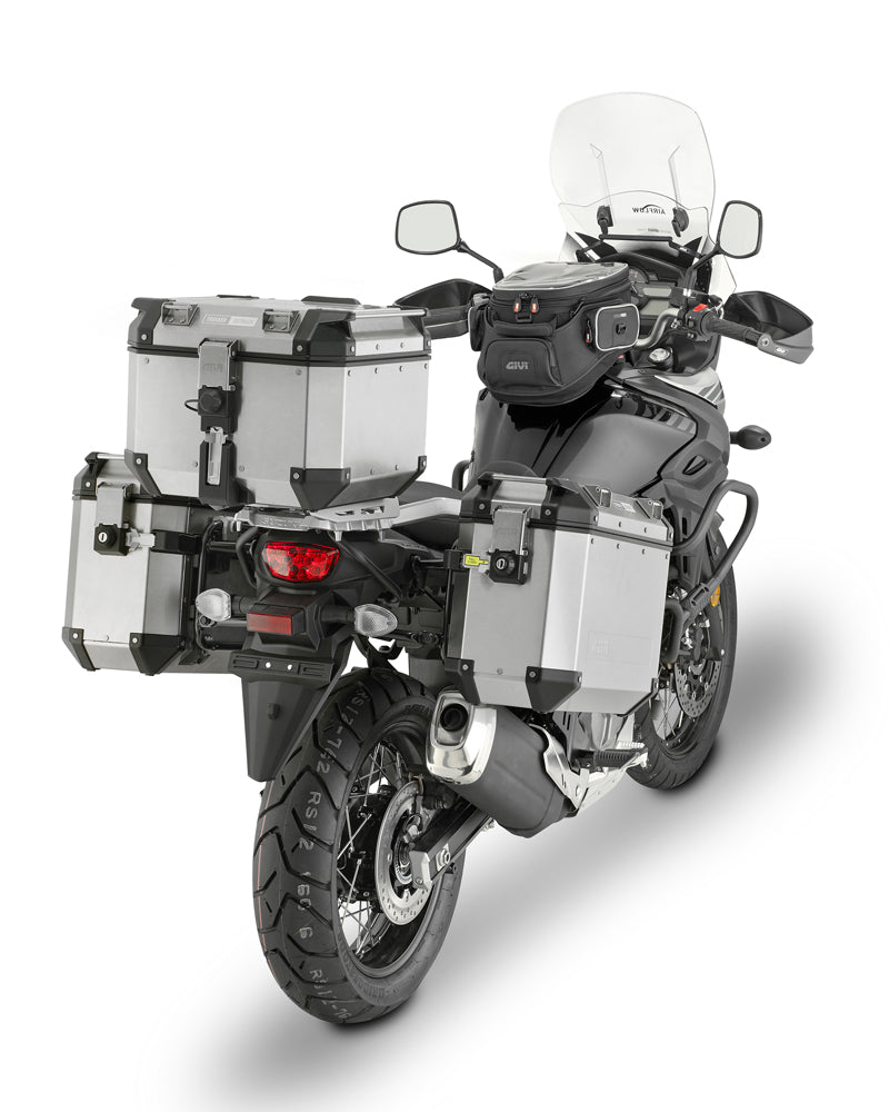 Suzuki DL 650 V-Strom [2017–2024] – Stahlrohr-Seitenkofferträger Cam-Side, 18 mm