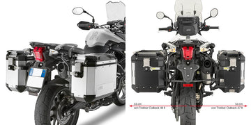 Triumph Tiger 800 XC [2011–2017] – Stahlrohr-Seitenkofferträger Cam-Side