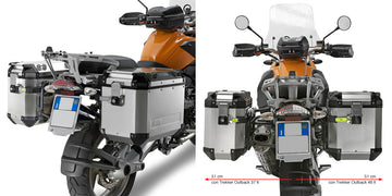 BMW R 1200 GS [GIVI] - sidekasseholder i stålrør til Trekker Outback MONOKEY® CAM-SIDE kassediameter 18 mm