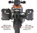 KTM 1190 Adventure R [2013–2016] – Stahlrohr-Seitenkofferträger Cam-Side