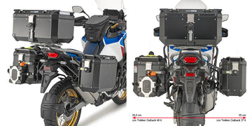 Honda CRF 1100 L Africa Twin [GIVI] - Stahlrohr-Seitenkofferträger PL ONE-FIT für die Trekker Outback MONOKEY®