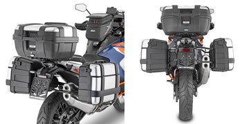 KTM Super Adventure S 1290 [GIVI] - Seitenkofferträger PL ONE-FIT für die Konfiguration von MONOKEY® Seitenkoffern oder