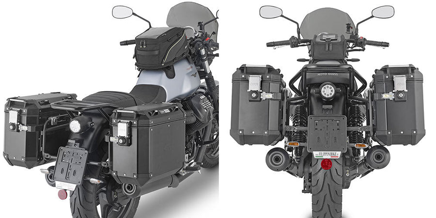 Moto Guzzi V7 850 Special [2021–2026] – Stahlrohr-Seitenkofferträger PL ONE-FIT Cam-Side