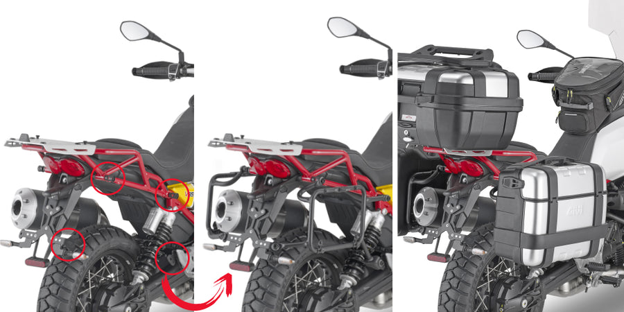 Moto Guzzi V85 TT [GIVI] - sidetaskeholder PL ONE-FIT