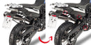 BMW F 700 GS [GIVI] - Aftagelig sidekasseholder til MONOKEY® eller RETRO FIT etuier