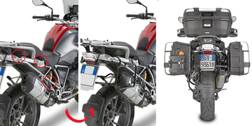 BMW R 1200 GS [GIVI] - Seitenkoffer-Träger abnehmbar für MONOKEY® Koffer nicht kompatibel mit den Alu Seitenkoffer DLM36