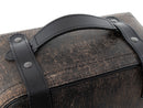 Motorcykeltaske [Hepco & Becker] - lædertaskesæt Rugged Cutout 19 L inkl. quick release - brun - udskæring