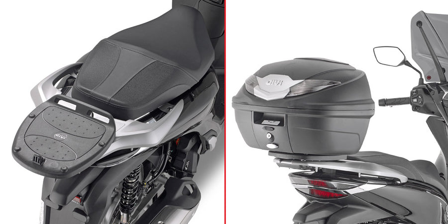 Honda SH 125 [2020–2026] – Topcaseträger für Monolock, mit Platte
