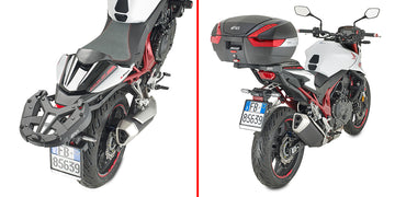 Honda CB 750 Hornet [GIVI] - Topcase Träger für MONOKEY® oder MONOLOCK® Koffer zu montieren mit der MONOKEY® Platte M5