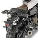 Yamaha XSR 700 [GIVI] - Toptaskeholder til MONOKEY® eller MONOLOCK® kufferter sort til MONOKEY® kufferter brug
