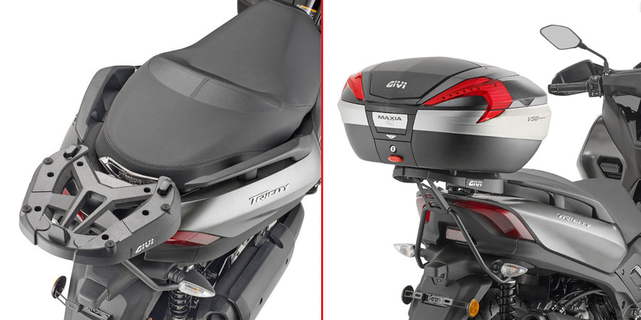 Yamaha X-Max 300 [GIVI] - Topkasseholder til MONOKEY® eller MONOLOCK® kufferter, der skal monteres med MONOKEY® pladen M5