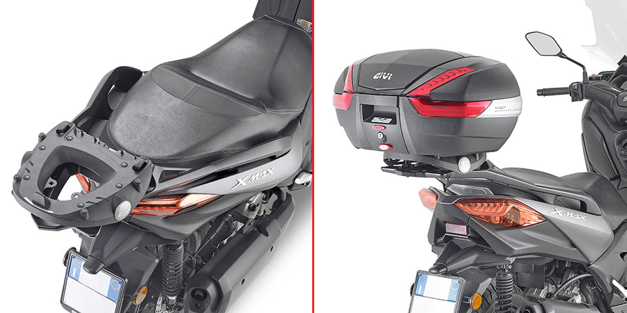 Yamaha X-Max 300 [GIVI] - Topcase Träger für MONOKEY® oder MONOLOCK® Koffer zu montieren mit der MONOKEY® Platte M5 oder