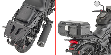 Kawasaki Eliminator 500 [GIVI] - Topcase Träger für MONOKEY® oder MONOLOCK® Koffer zu montieren mit der MONOKEY® Platte