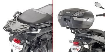 BMW C 400 X [GIVI] - Topkasseholder til MONOKEY® eller MONOLOCK® kufferter, der skal monteres med MONOKEY® pladen M5