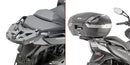 Kymco Xciting VS 400 [GIVI] - Topkasseholder til MONOKEY® eller MONOLOCK® kufferter, der skal monteres med MONOKEY® pladen M5