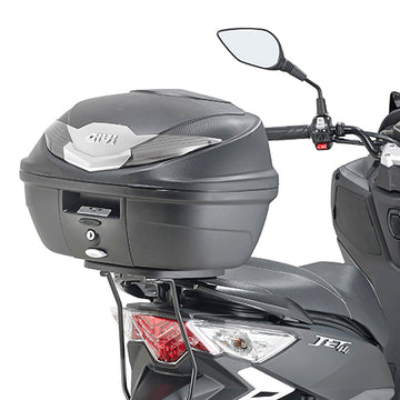 SYM JET 14 125-200 [GIVI] - Topcase Träger für MONOLOCK® Koffer benutzen Sie die im Koffer mitgelieferte MONOLOCK®