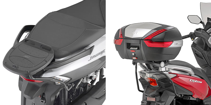 SYM Joymax 300 Z E5+ [GIVI] - Topkasseholder til MONOKEY® eller MONOLOCK® kufferter, der skal monteres med MONOKEY® pladen M5