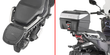 SYM ADX 125 [GIVI] - Topcaseholder til MONOLOCK® kufferter, brug MONOLOCK® pladen inkluderet i kufferten